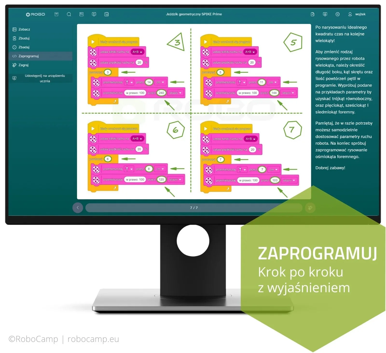 RoboCamp - Kurs programowania SPIKE Prime dla początkujących